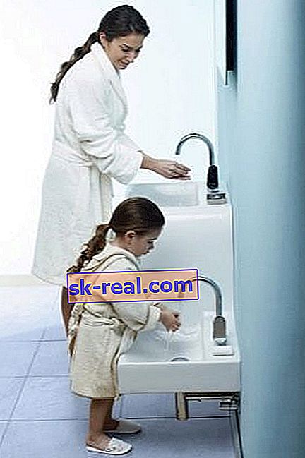 Visina sudopera u kupaonici: standardna od poda