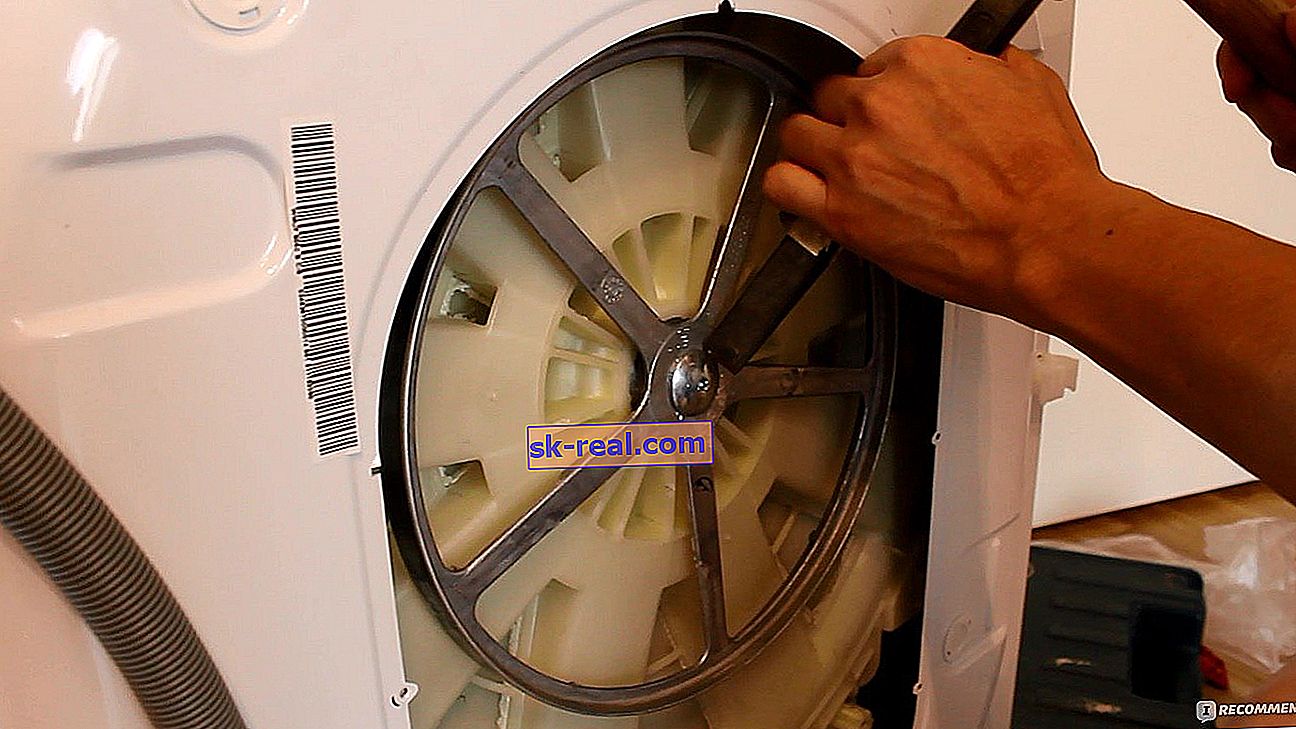 Zamenjava ležajev v pralnem stroju Hotpoint-Ariston